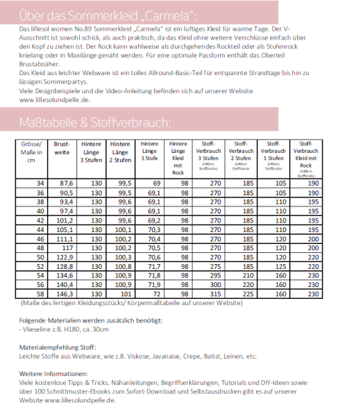 Nähbeispiel Veranobluse lillesol women No. 17